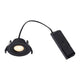 LED Einbaustrahler Aliki IP44 mit integriertem LED und neigbarem Licht für Badezimmer.