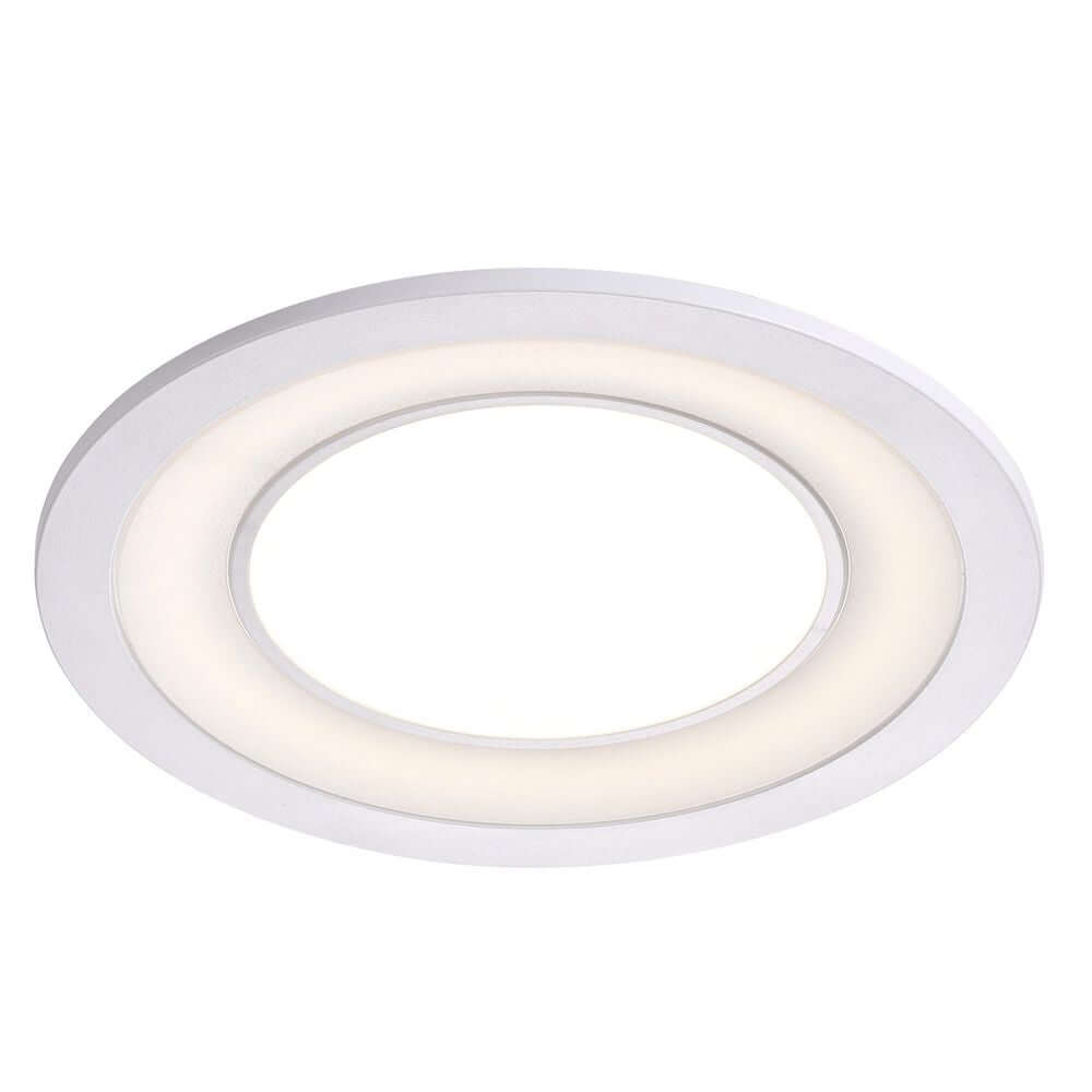 LED Einbaustrahler Clyde 15 4000K mit einem modernen, runden Design und warmem Licht.