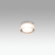 LED EBBA recessed spotlight 4W 3000K IP44 White on a white background.