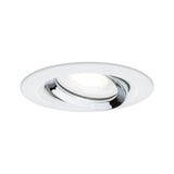 LED Einbaustrahler Nova Plus IP65 in Weiß und Chrom, 6W, energieeffiziente Innenbeleuchtung.