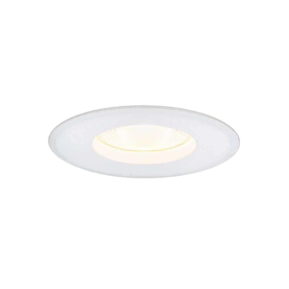 LED Einbaustrahler Rosalee IP65 mit Kelvin-Schalten für warmes, weißes und kühles Licht.