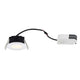 LED Einbaustrahler Rosalee IP65 mit dimmbarem Licht und niedriger Einbauhöhe.