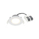 LED Einbaustrahler Siege IP65 mit montierter Anschlussbox und hellem Licht.