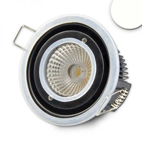 LED-innfelt spot Sys-68 10W Dali-dimbar 4000K IP65, dimbar innfelt spot med ekstern Dali-strømforsyning.