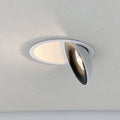 LED Einbaustrahler schwenkbar und dimmbar, ideal für modernes Innenraumdesign, warmweißes Licht.