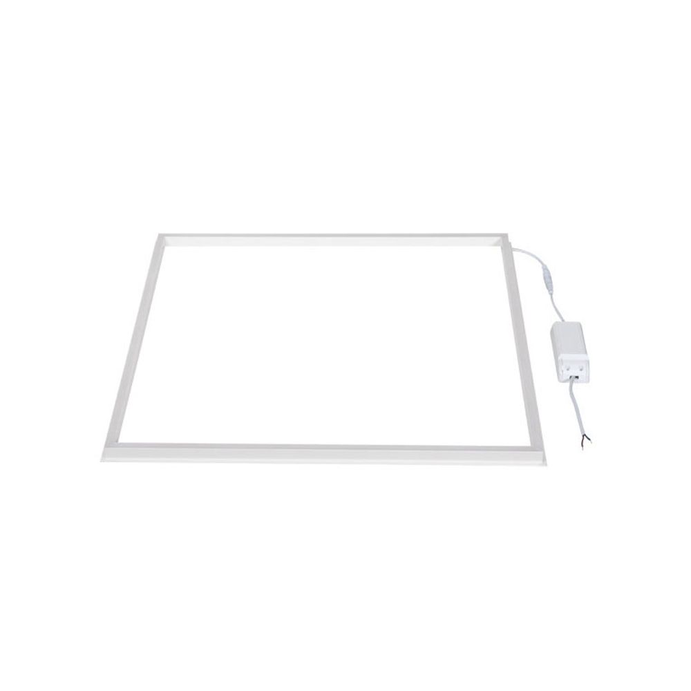 LED Einlegerahmen für Odenwalddecke 62x62cm in Neutralweiß mit Trafo, ideal für büroliche Beleuchtung.