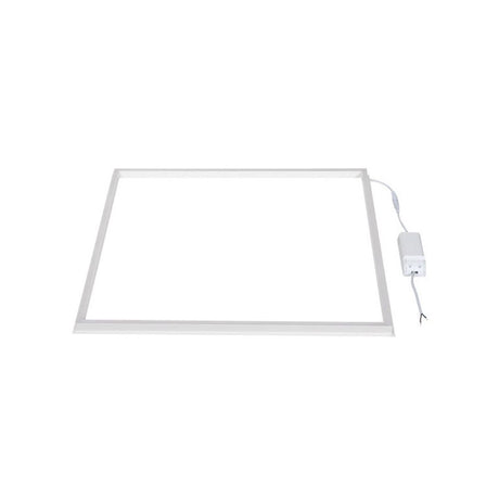 LED Einlegerahmen für Odenwalddecke 62x62cm in Neutralweiß mit Trafo, ideal für büroliche Beleuchtung.