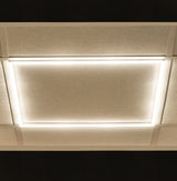 LED -insertframe voor Odenwald -plafond 62 x 62 cm warm wit