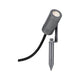 LED Gartenstrahler Radix Grau IP65 - verstellbarer Gartenspot mit warmweißem Licht und IP65 Schutz.