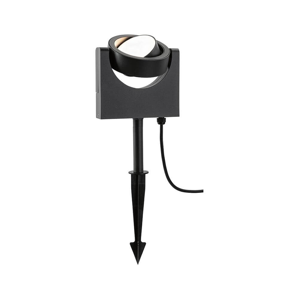 LED Gartenstrahler Swivea in modernem Design mit einstellbarem Leuchtkopf für Gartenbeleuchtung.