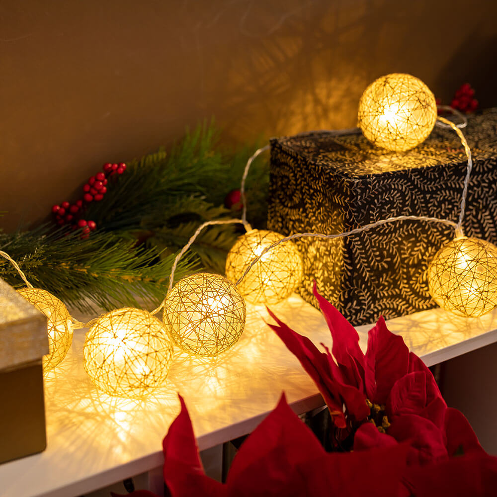 LED Kugel-Girlande Pallina IP44