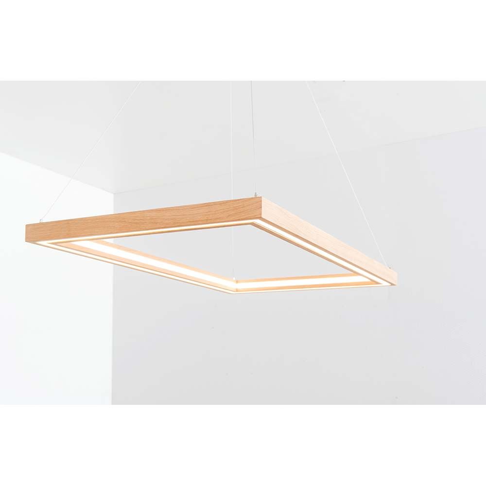 Lámpara colgante LED Legno 6160lm roble-aceite