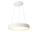 LED Hängelampe Loop 60cm Ring 1800lm Dimmbar Warmweiß - moderne Hängeleuchte mit minimalistischem Design