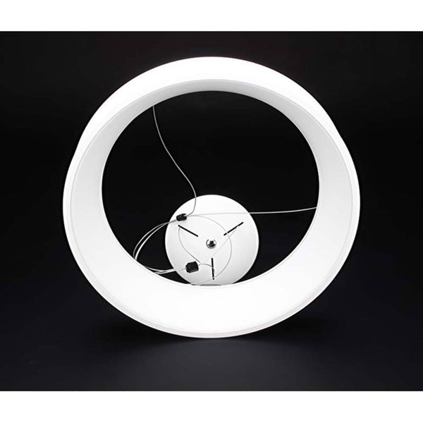 LED Hängelampe Loop 60cm Ring 1800lm Dimmbar Warmweiß, moderne LED-Hängeleuchte in Ringform