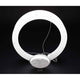 LED Hängelampe Loop 60cm Ring 1800lm Dimmbar Warmweiß auf schwarzem Hintergrund