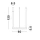 LED Hängeleuchte Motif Ø 60cm 2800lm