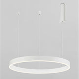 Moderne LED Hängeleuchte Motif mit schlankem Design, Ø 60cm, ideal für Ess- und Wohnzimmer.
