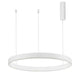 LED Hängeleuchte Motif Ø 80cm 3360lm - weiße ringförmige Pendelleuchte für Esszimmer, Wohnzimmer und Home Office