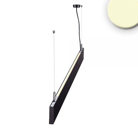 LED -roikkuu lamppu lineaarinen 600 mustaa