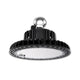 LED Hallenstrahler 200W in Schwarz, ideal für hohe Lager- und Fertigungshallen, dimmbar und energiesparend.