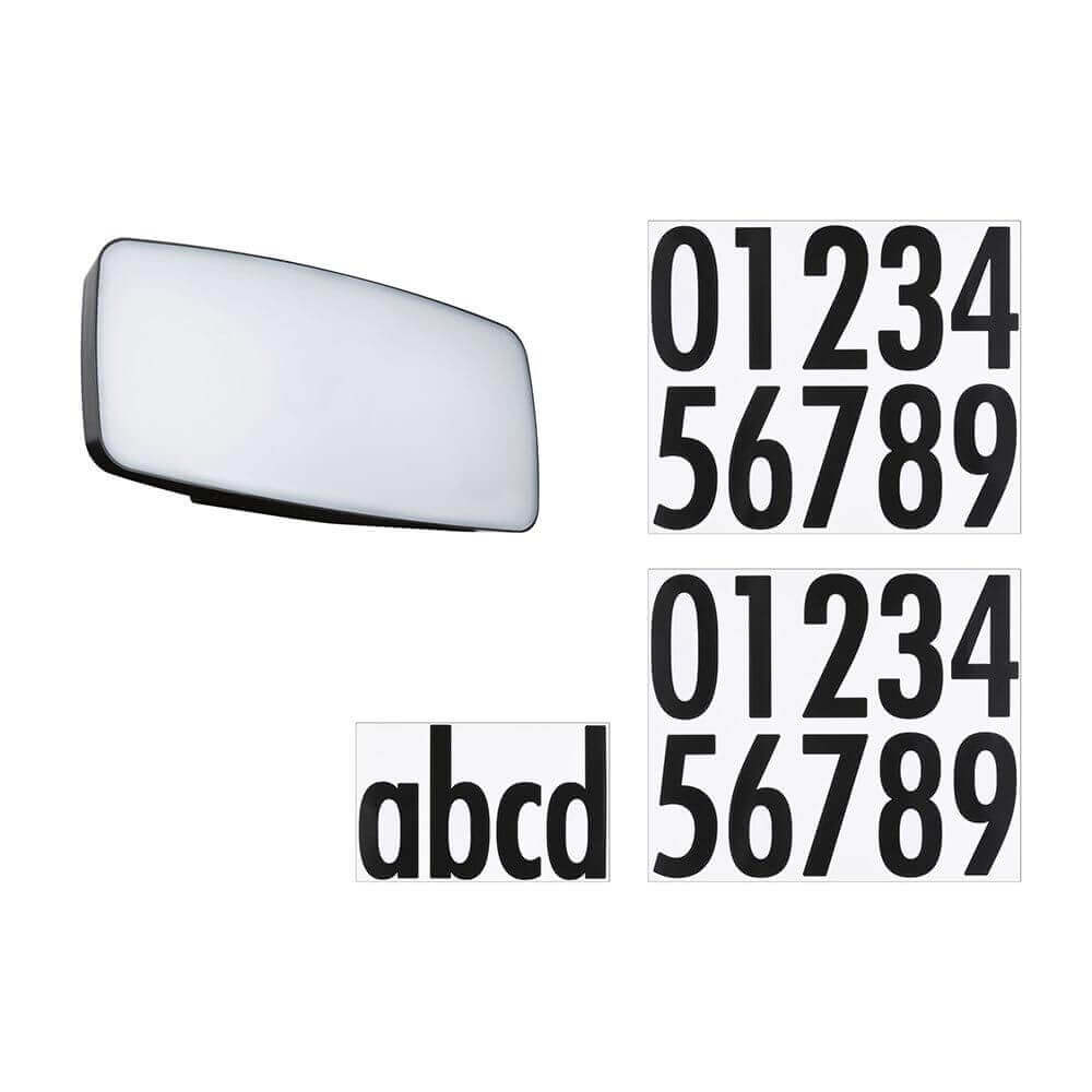 LED House number light Sheeera Motion detector & twilight sensor