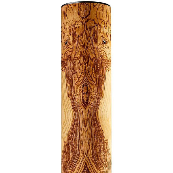 LED Holz-Stehlampe Arbor 190cm Olivesche Maser - elegante Holz-Stehlampe mit markanter Maserung und LED-Beleuchtung