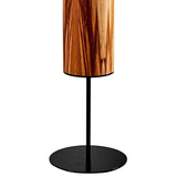 LED Holz-Stehlampe Arbor 190cm Satin Nussbaum  LeuchtNatur   