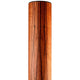 LED Holz-Stehlampe Lucerna 160cm Tineo mit zylindrischem Schirm in Echtholzfurnier.