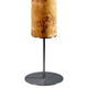 LED Holz-Stehleuchte Arbor 190cm Pappel Maser mit markantem Holzdesign und eleganter Beleuchtung.