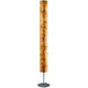 LED Holz-Stehleuchte Arbor 190cm Pappel Maser mit markanter Holzmaserung und eleganter Form.