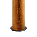 LED wooden floor lamp Lucerna 160cm German oak