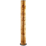 Lámpara de pie de madera LED Lucerna 160cm álamo burl