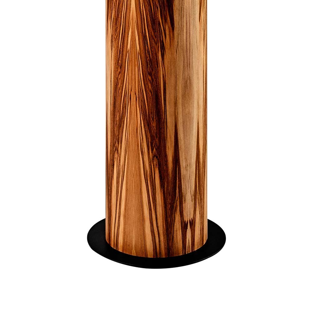 LED Holz-Stehleuchte Lucerna 160cm Satin Nussbaum