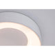 LED HomeSpa Deckenleuchte Casca Switch Dimmbar - Detailansicht des runden Designs und des Lichtsystems.