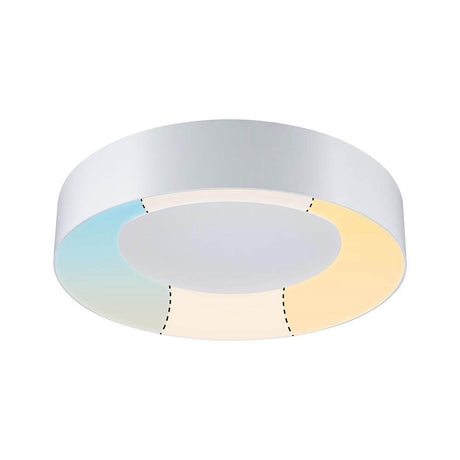 LED HomeSpa ceiling light Casca CCT-Switch white with colour-changing function and modern design in white.