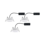 LED HomeSpa recessed light set of 3 Calla CCT-dimmable IP65