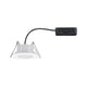 LED Einbauleuchte Calla CCT Wärme-Dimmbar in Weiß, ideal für Feuchträume mit IP65 Schutz.