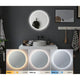 LED HomeSpa Leuchtspiegel Mirra CCT + Heizfunktion mit verschiedenen Lichtfarben im Badezimmer