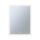 LED HomeSpa Mirra Leuchtspiegel CCT Wärme Dimmbar & Heizbar mit Touch-Schaltern für Lichtfarbe und Heizung.