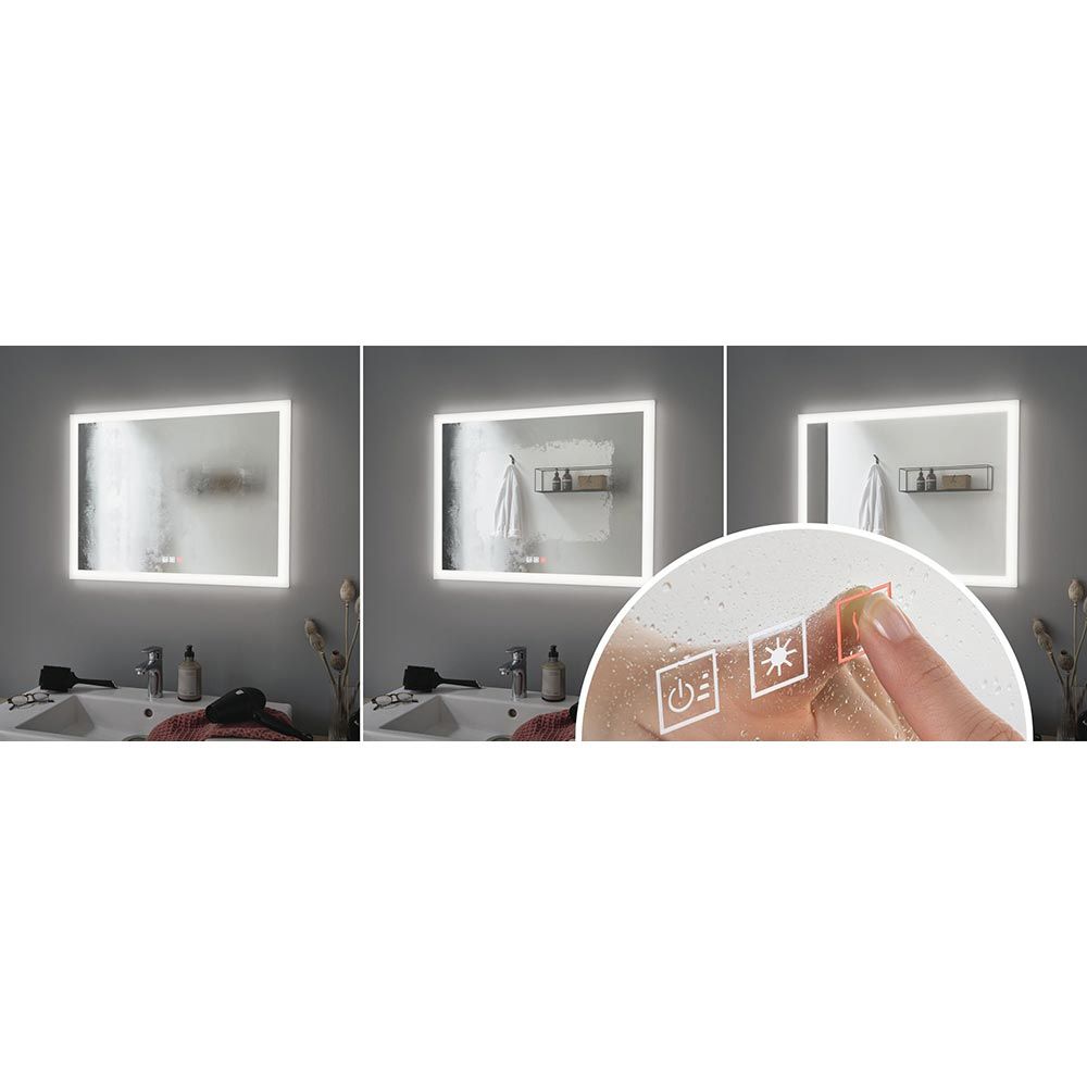 HomeSpa LED Leuchtspiegel Mirra Heiz-Funktion & CCT-Dimmbar