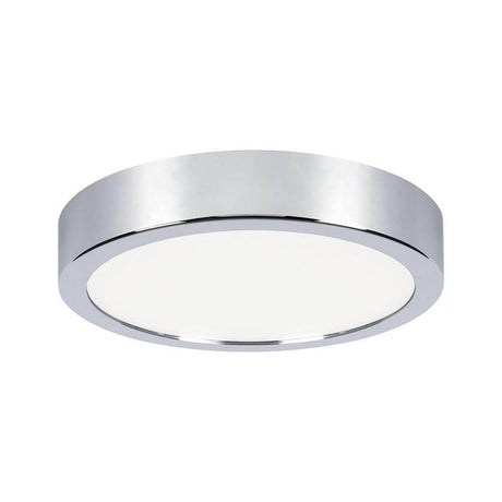 LED HomeSpa Panel Aviar Chrome Dimmable – elegant, splash-proof ceiling light for wet rooms.