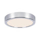 LED HomeSpa Panel Aviar Ø 22cm Chrom Phasen Dimmbar, modernes und elegantes Design, ideal für Feuchträume