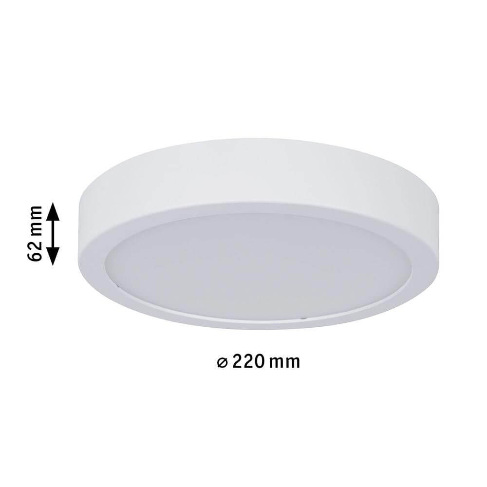 LED HomeSpa Panel Aviar Weiß Dimmbar mit Ø 220 mm und 62 mm Höhe für optimale Beleuchtung in Bädern.