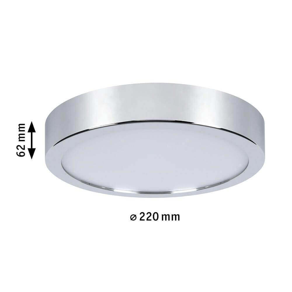 LED Homespa Panel Aviar Ø 22cm CCT control white, chrome