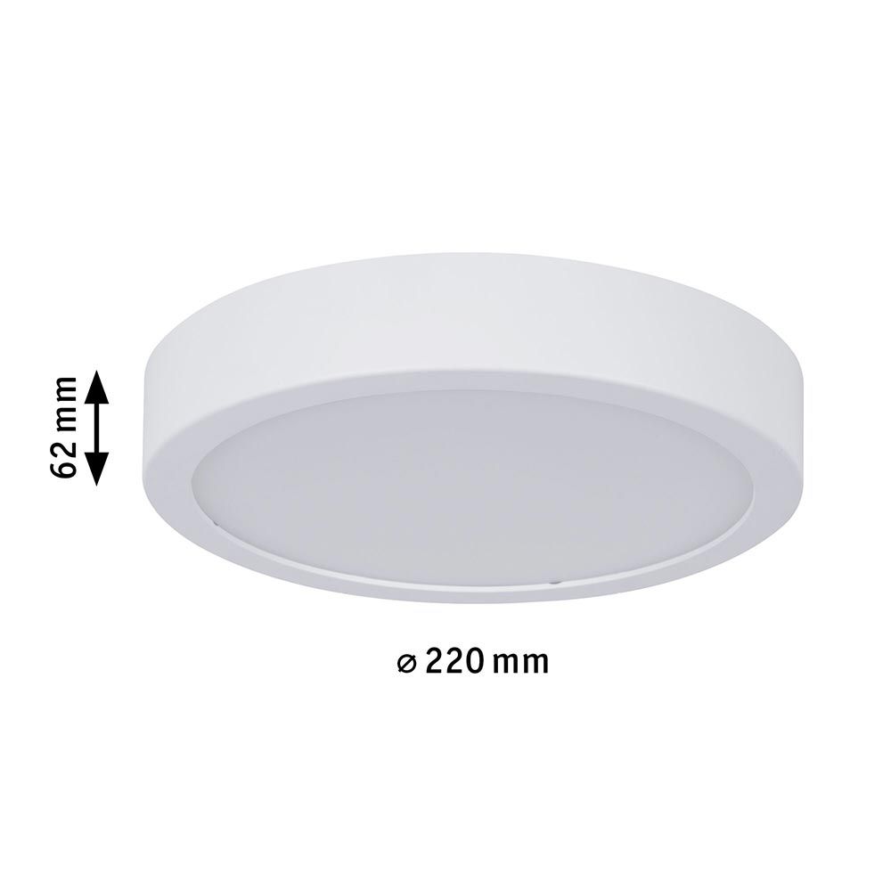 LED HomeSpa Panel Aviar Ø 22cm, dimmbar in Weiß, ideal für Feuchträume, spritzwassergeschützt.
