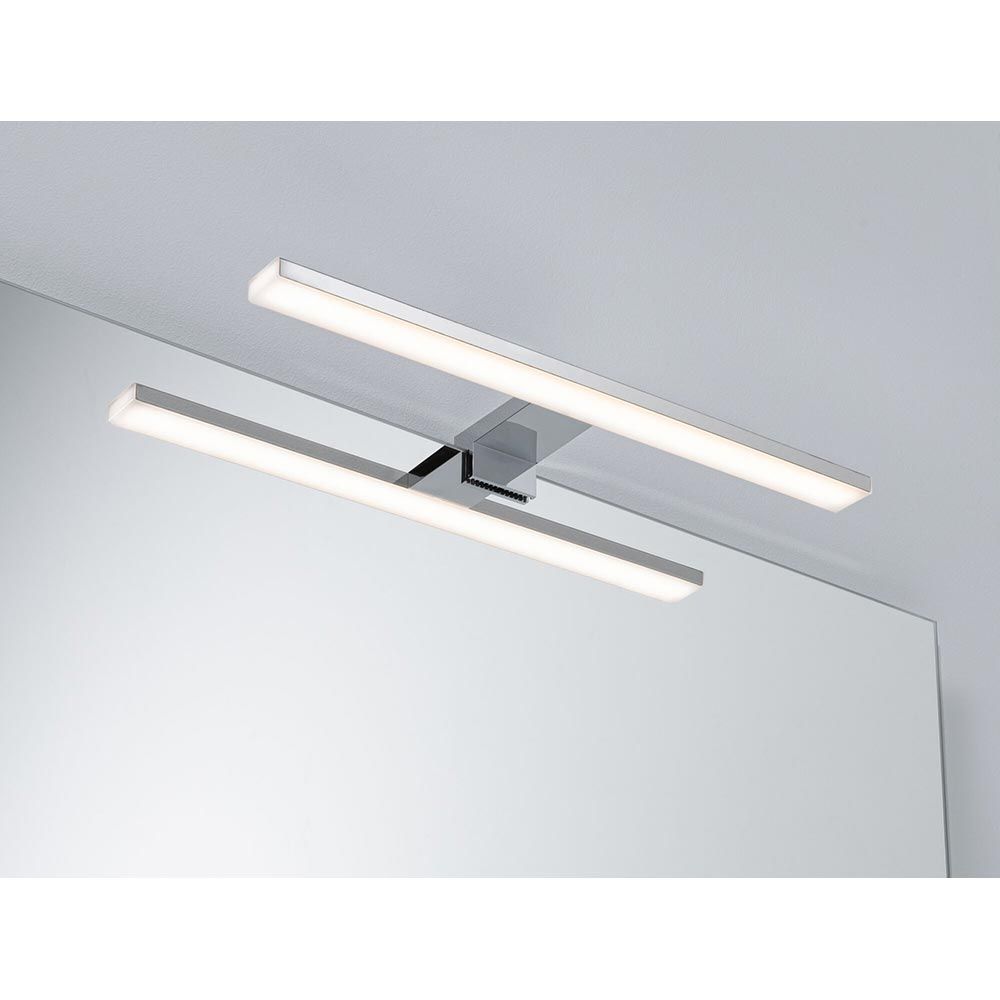 LED HomeSpa Spiegelleuchte Evie Chrom