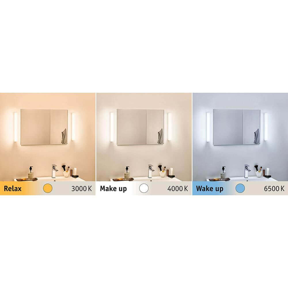 LED HomeSpa Spiegelleuchte Luno CCT-Switch Weiß