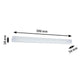 LED HomeSpa Bad- & Spiegelleuchte Luno Weiß, Abmessungen 396 mm x 38 mm x 56 mm für Badezimmer.