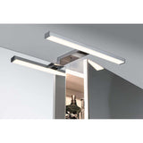 LED HomeSpa Spiegelleuchte Selo Weiß, Chrom