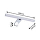 LED HomeSpa Spiegelleuchte Selo Weiß, Chrom mit Abmessungen 300mm x 150mm x 37mm.